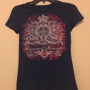 💲 3 for $10 University of Mississippi  T-shirt
